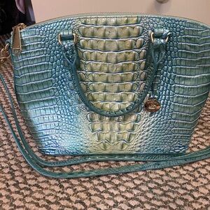 Brahmin Medium Duxbury Seafoam Ombre Melbourne Satchel Bag.